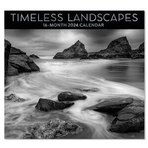 Timeless Landscapes 2024 Full Size Wall Calendar Planning Scheduling Organizing
